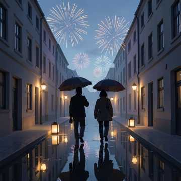 晚风轻吻着侧脸