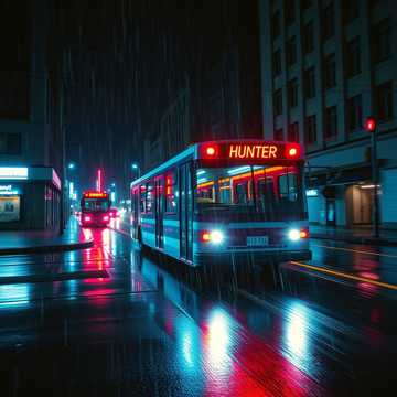 霓虹下的最后一班车