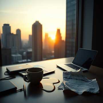 夜班后的天快亮