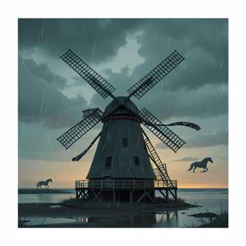 风车转过我的脸