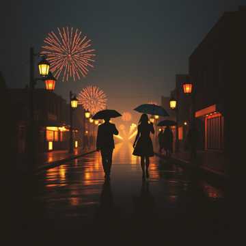 晚风轻吻着侧脸