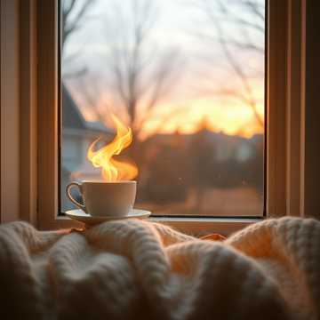 落在你肩上的晚风