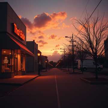 黄昏散步到白头